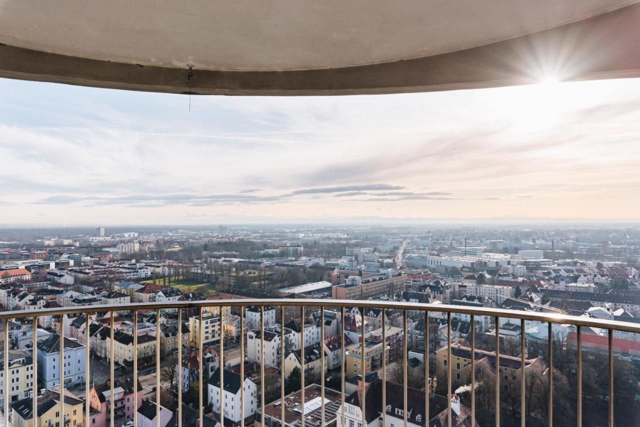 Great City View I 26 Floor I Netflix And Boxspringbed Augsburg Buitenkant foto